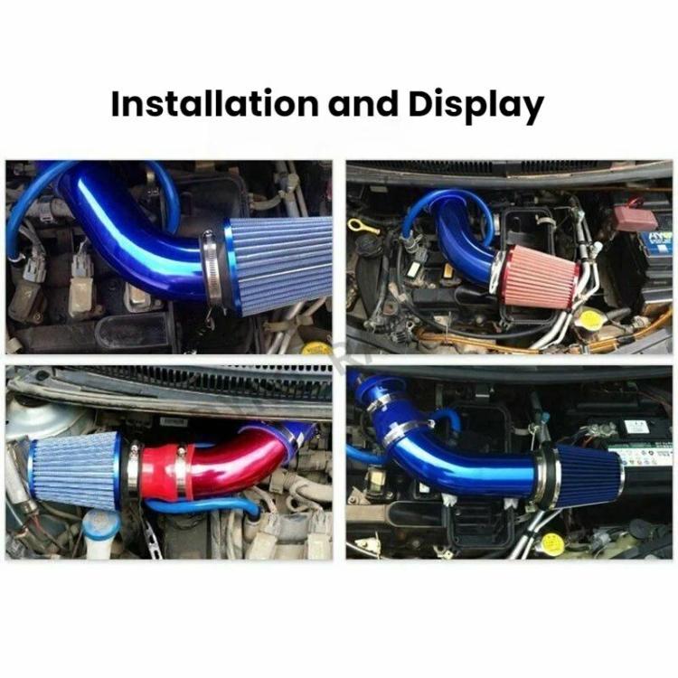 Tubo di aspirazione in lega di alluminio modificato per uso automobilistico da 76 mm
