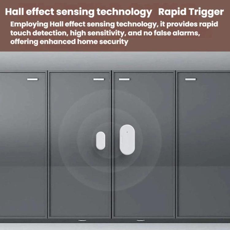 Sensore intelligente Zigbee 2 in 1 per porte e finestre, compatibile con Home Assistant., ZG-102Z