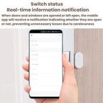 Sensore intelligente Zigbee 2 in 1 per porte e finestre, compatibile con Home Assistant., ZG-102Z