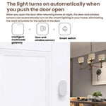 Sensore intelligente Zigbee 2 in 1 per porte e finestre, compatibile con Home Assistant., ZG-102Z