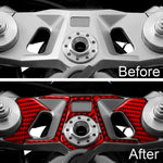 Adesivi decorativi per interni auto Aprilia RS 660 2021-2024, set da 6 pezzi.