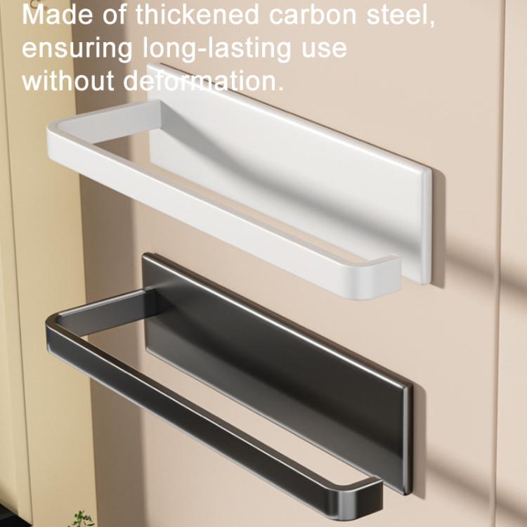 Porta rotolo di carta assorbente magnetico da parete, organizer per pellicola trasparente, fogli di alluminio e sacchetti di plastica.