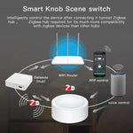 Interruttore a manopola Zigbee con magnete, adesivo, posizionamento libero, regolazione della luminosità, compatibile con Home Assistant, ZG-101ZD