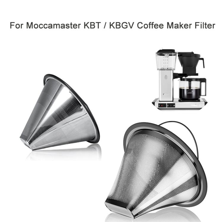 Filtro in acciaio inox per caffettiera Moccamaster KBT / KBGV, Single Layer, Double Layer