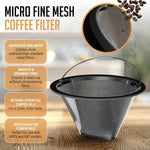 Filtro in acciaio inox per caffettiera Moccamaster KBT / KBGV, Single Layer, Double Layer