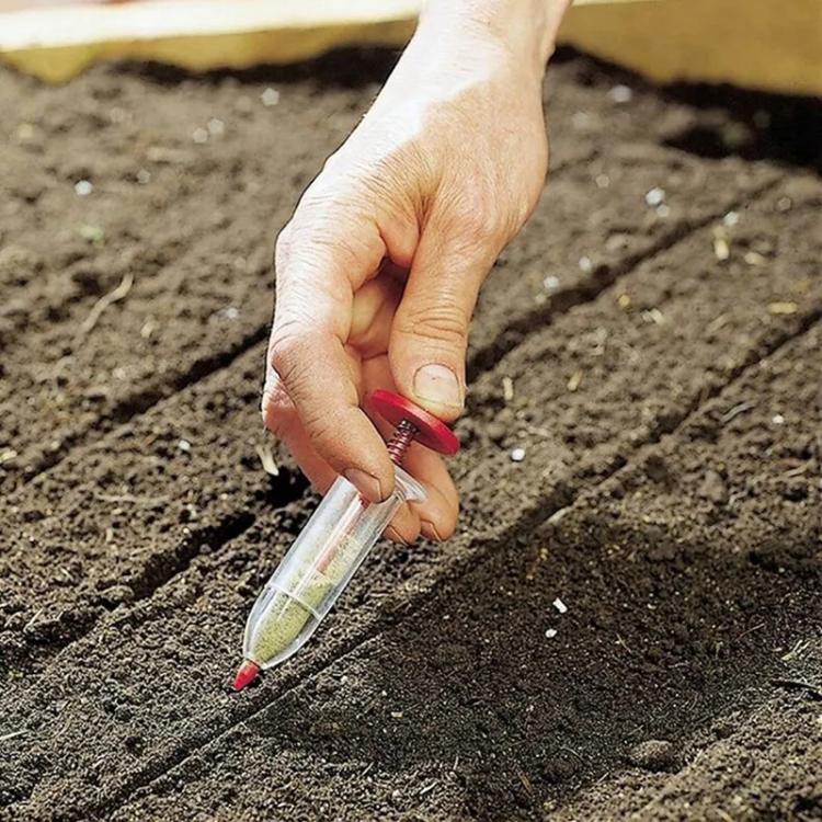 Set di 3 siringhe per semina di bonsai da giardino, strumento manuale per la semina di piantine