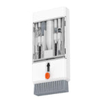 Kit di pulizia per dispositivi elettronici 22 in 1 con custodia a scomparsa, set di strumenti tutto in uno per tastiera, telefono, fotocamera, auricolari