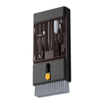 Kit di pulizia per dispositivi elettronici 22 in 1 con custodia a scomparsa, set di strumenti tutto in uno per tastiera, telefono, fotocamera, auricolari