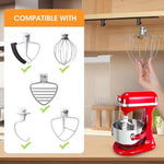 Confezione da 4 ganci per accessori KitchenAid per riporre ordinatamente gli accessori del mixer.