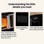 Friggitrice ad aria multifunzione da 1400 W e 10 litri, senza bisogno di capovolgere, con comandi touch intelligenti., Visible EU Plug, Visible UK Plug, Visible US Plug, Invisible UK Plug, Invisible EU Plug, Invisible US Plug