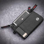 Porta carte antifurto con protezione RFID, portachiavi portatile, portafoglio multifunzionale per documenti di viaggio., Black With Red Zipper, Black, Black With hook, Black Red Zipper With Hook, Black With Lanyard, Black Red Zipper With Lanyard       ...