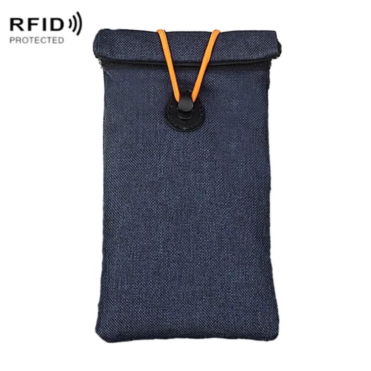 Custodia protettiva per segnali mobili, arrotolabile con coulisse, borsa antifurto per chiavi auto, custodia di protezione RFID per carte di credito.