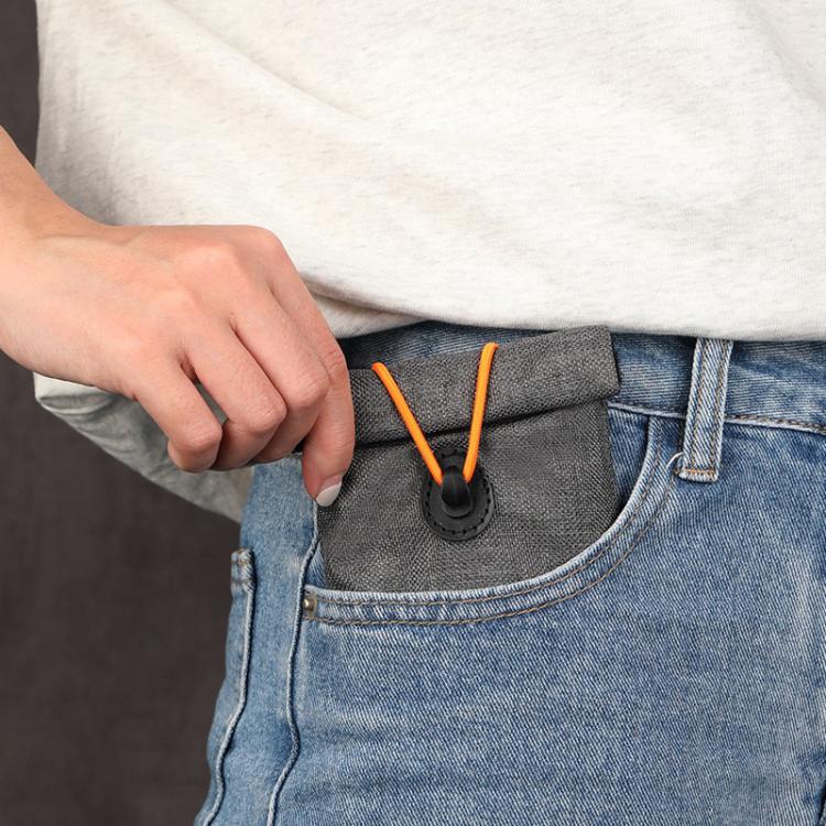 Custodia protettiva per segnali mobili, arrotolabile con coulisse, borsa antifurto per chiavi auto, custodia di protezione RFID per carte di credito.