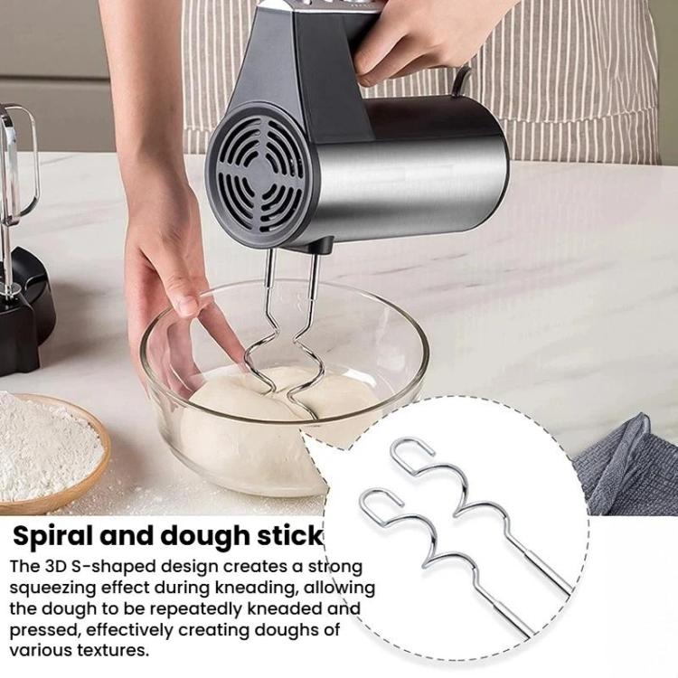DH166 Frullatore elettrico portatile da 300 W per uso domestico, ideale per preparare torte e impasti., EU Plug
