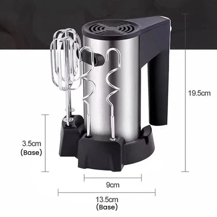 DH166 Frullatore elettrico portatile da 300 W per uso domestico, ideale per preparare torte e impasti., EU Plug