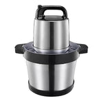 Tritacarne multifunzione in acciaio inox da 500 W e 6 litri di grande capacità, trita aglio, EU Plug, UK Plug