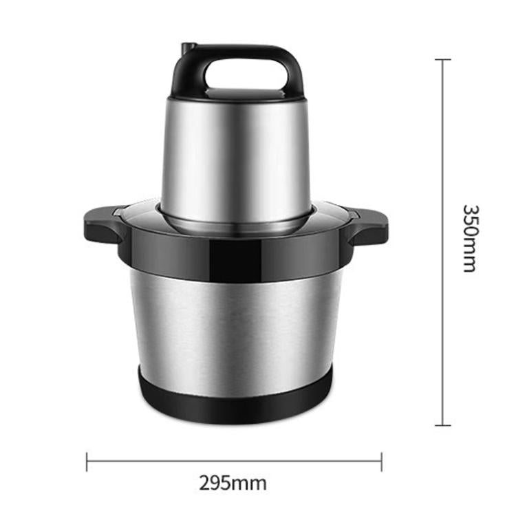 Tritacarne multifunzione in acciaio inox da 500 W e 6 litri di grande capacità, trita aglio, EU Plug, UK Plug