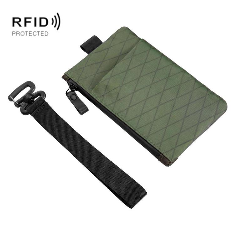 Portafoglio con protezione RFID, portachiavi XPAC, pochette per documenti da viaggio.