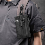 Portafoglio con protezione RFID, portachiavi XPAC, pochette per documenti da viaggio.