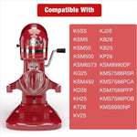 Frusta in acciaio inox a 11 fili per impastatrice KitchenAid da 7 quarti con sollevamento della ciotola.
