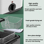 Friggitrice integrata a vista con protezione antisurriscaldamento per uso domestico e macchina per patatine fritte., EU Plug, UK Plug, US Plug