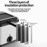 Friggitrice integrata a vista con protezione antisurriscaldamento per uso domestico e macchina per patatine fritte., EU Plug, UK Plug, US Plug