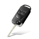 Guscio per chiave telecomando auto Mercedes-Benz senza luce / Chiave grezza piccola, 3 Buttons
