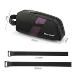 WEST BIKING YP0707429 Borsa da telaio portatile di grande capacità per bici da strada