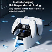 Per PS5, dock di ricarica rapida portatile ipega KD28 con doppia ricarica per controller di gioco., KD28