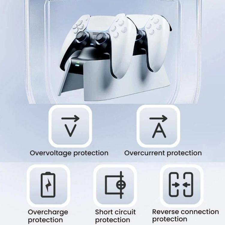 Dock di ricarica rapida portatile per controller PS5