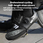 WEST BIKING Copriscarpe da ciclismo traspiranti e riflettenti per bici, copriscarpe a mezza palma antivento e caldi, M, L, XL