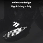 WEST BIKING Copriscarpe da ciclismo traspiranti e riflettenti per bici, copriscarpe a mezza palma antivento e caldi, M, L, XL