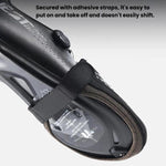 WEST BIKING Copriscarpe da ciclismo traspiranti e riflettenti per bici, copriscarpe a mezza palma antivento e caldi, M, L, XL