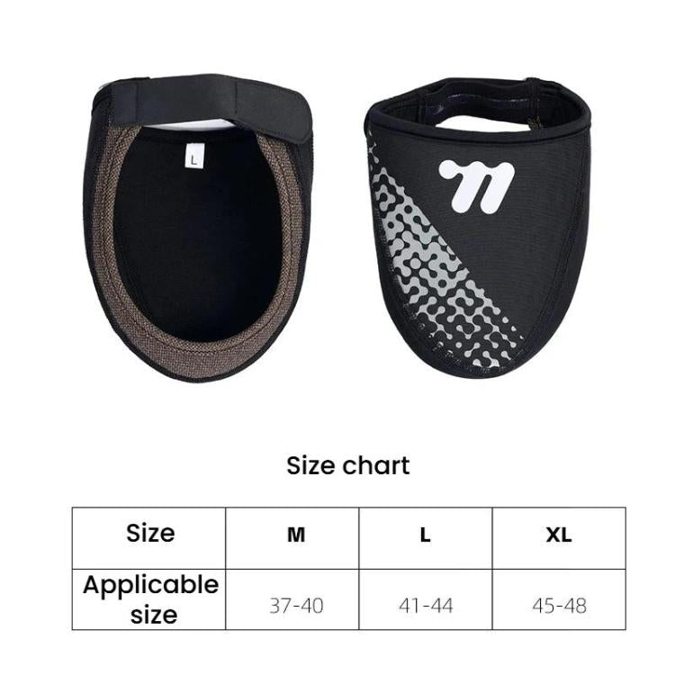 WEST BIKING Copriscarpe da ciclismo traspiranti e riflettenti per bici, copriscarpe a mezza palma antivento e caldi, M, L, XL