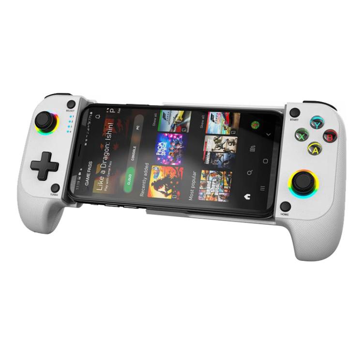 Controller di gioco wireless retrattile multifunzione con doppia vibrazione, sensore di movimento a 6 assi e funzione di fuoco rapido.