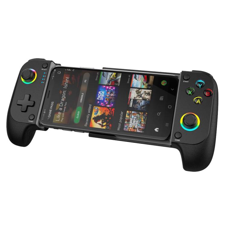 Controller di gioco wireless retrattile multifunzione con doppia vibrazione, sensore di movimento a 6 assi e funzione di fuoco rapido.