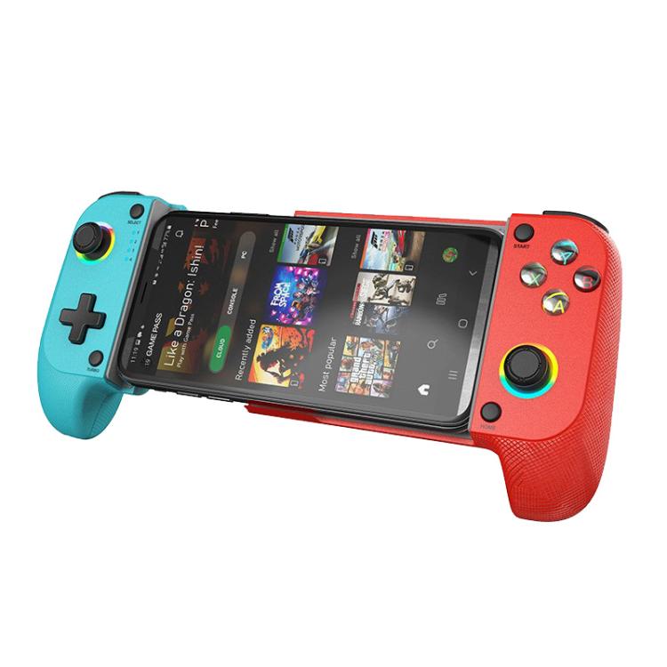Controller di gioco wireless retrattile multifunzione con doppia vibrazione, sensore di movimento a 6 assi e funzione di fuoco rapido.