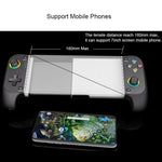 Controller di gioco wireless retrattile multifunzione con doppia vibrazione, sensore di movimento a 6 assi e funzione di fuoco rapido.