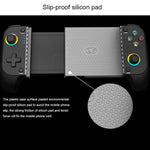 Controller di gioco wireless retrattile multifunzione con doppia vibrazione, sensore di movimento a 6 assi e funzione di fuoco rapido.