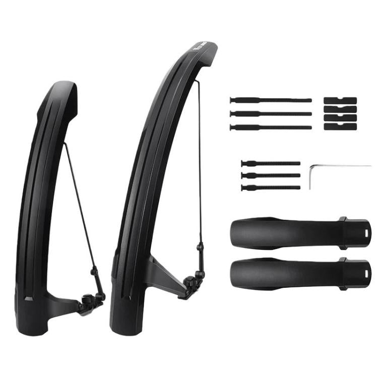 WEST BIKING YP0714046 Parafanghi anteriori e posteriori estesi impermeabili per bicicletta, accessori per ciclismo