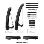 WEST BIKING YP0714046 Parafanghi anteriori e posteriori estesi impermeabili per bicicletta, accessori per ciclismo
