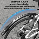 WEST BIKING YP0714046 Parafanghi anteriori e posteriori estesi impermeabili per bicicletta, accessori per ciclismo