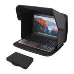 12-14 inch Small Outdoor Laptop Sunshade Foldable Portable Privacy Cover, 12-14 inch Small