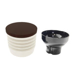 For Eureka Mignon Bean Hopper Air Blower Compatible with Manuale, Silenzio, Specialita, Perfetto, Metal Lid Black, Wood Lid Black, Metal Lid White, Wood Lid White