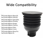 For Eureka Mignon Bean Hopper Air Blower Compatible with Manuale, Silenzio, Specialita, Perfetto, Metal Lid Black, Wood Lid Black, Metal Lid White, Wood Lid White