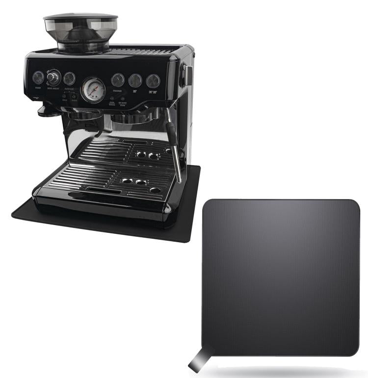 Tappetino scorrevole assorbente per macchine da caffè, facile da pulire, compatibile con macchine da caffè espresso Ninja, Breville e Sage di piccole dimensioni.