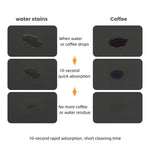 Tappetino scorrevole assorbente per macchine da caffè, facile da pulire, compatibile con macchine da caffè espresso Ninja, Breville e Sage di piccole dimensioni.