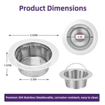 Filtro a cono fine secondario per spremiagrumi Nama J2 a freddo, accessorio filtro polpa in acciaio inox 304