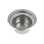 Portafiltro in acciaio inox da 58 mm per macchine da caffè espresso, capacità 4 tazze.