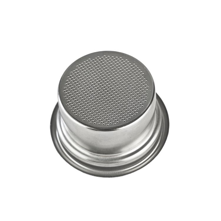 Portafiltro in acciaio inox da 58 mm per macchine da caffè espresso, capacità 4 tazze.